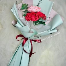 Bó hoa giấy 3 bông