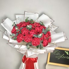 Bó hoa giấy đỏ 30 bông
