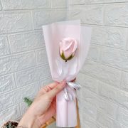Bó 1 hoa hồng sáp mini