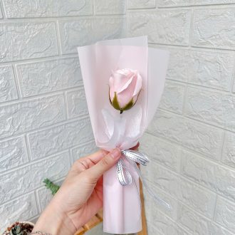 Bó 1 hoa hồng sáp mini