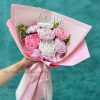 Bó hoa giấy hồng tím nhạt 7B