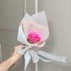 Bó 1 hoa sáp hồng đậm