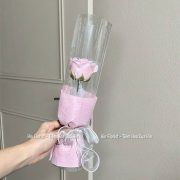 Bó hoa sáp gói giấy kiếng