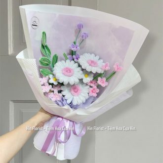 Bó Hoa Đồng Tiền Kẽm Nhung