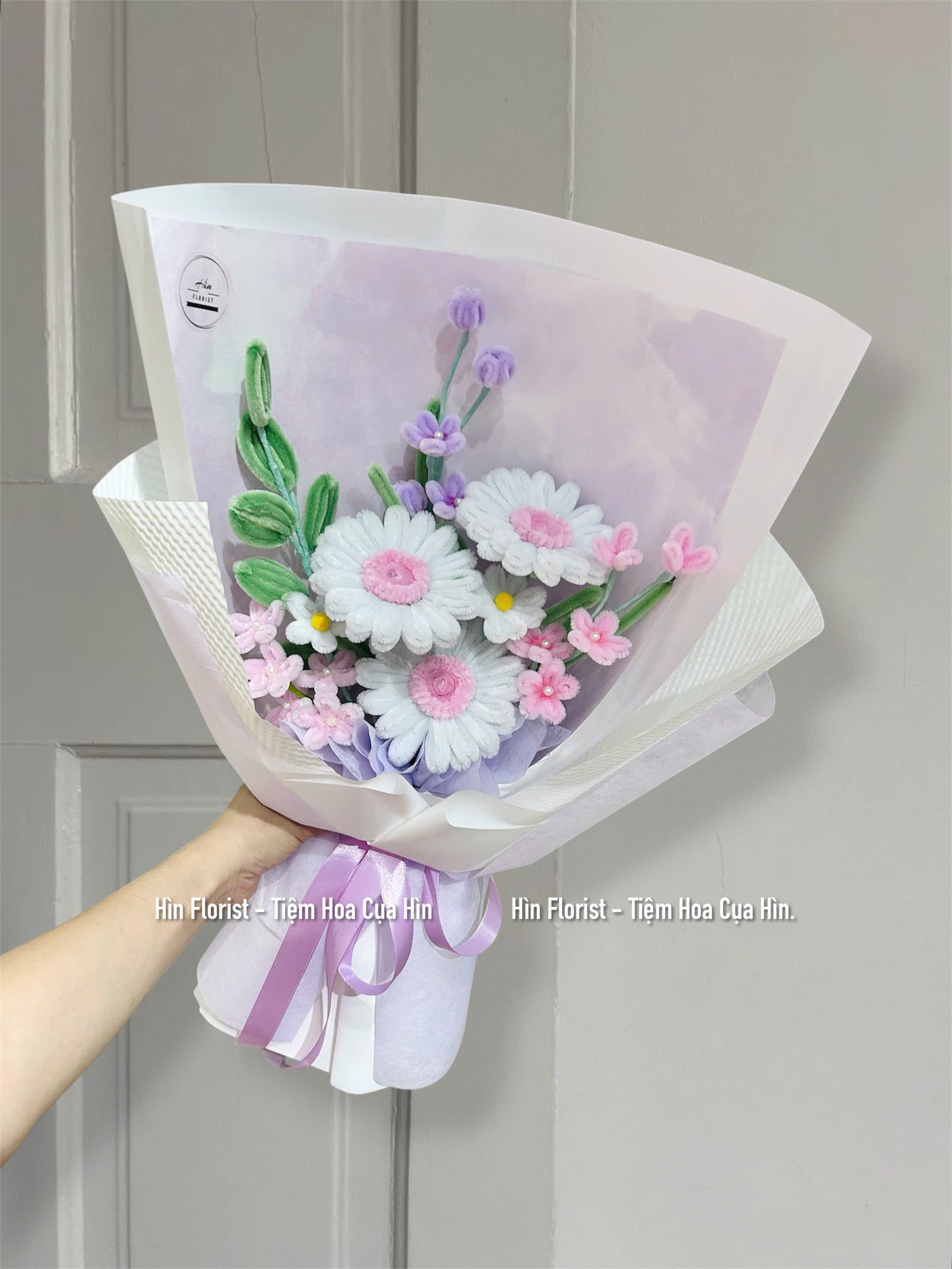 Bó Hoa Đồng Tiền Kẽm Nhung Bó Hoa Đồng Tiền Kẽm Nhung