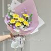 Bó Hoa Kẽm Nhung Vàng Tím
