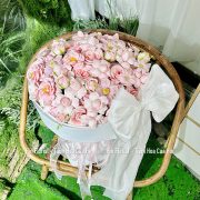 Bó hoa sáp mix tỷ muội 60B
