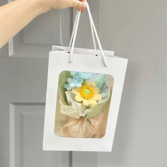 Hoa kẽm nhung mini xanh vàng