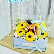 Hộp thư hoa hướng dương sáp