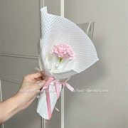 Bó 1 hoa sáp phăng hồng