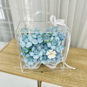 Box hoa sáp tỉ muội xanh